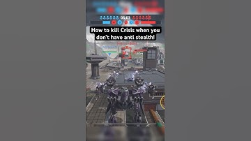How to kill crisis in war robots without anti stealth! #gaming #warrobots #warrobot #wr #shorts