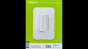 Wemo Wi-Fi Smart Dimmer Installation