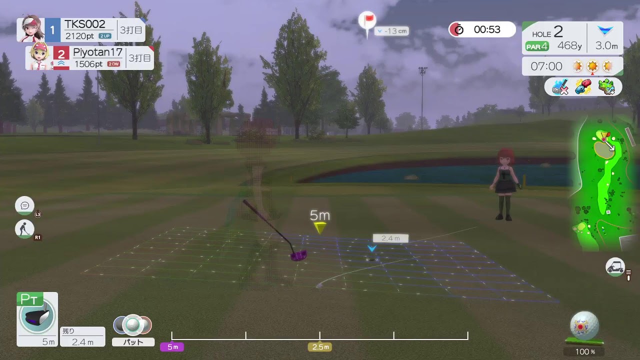 PS5 みんなのGOLF WORLD #87 少しだけオンライン対戦 マッチプレイ