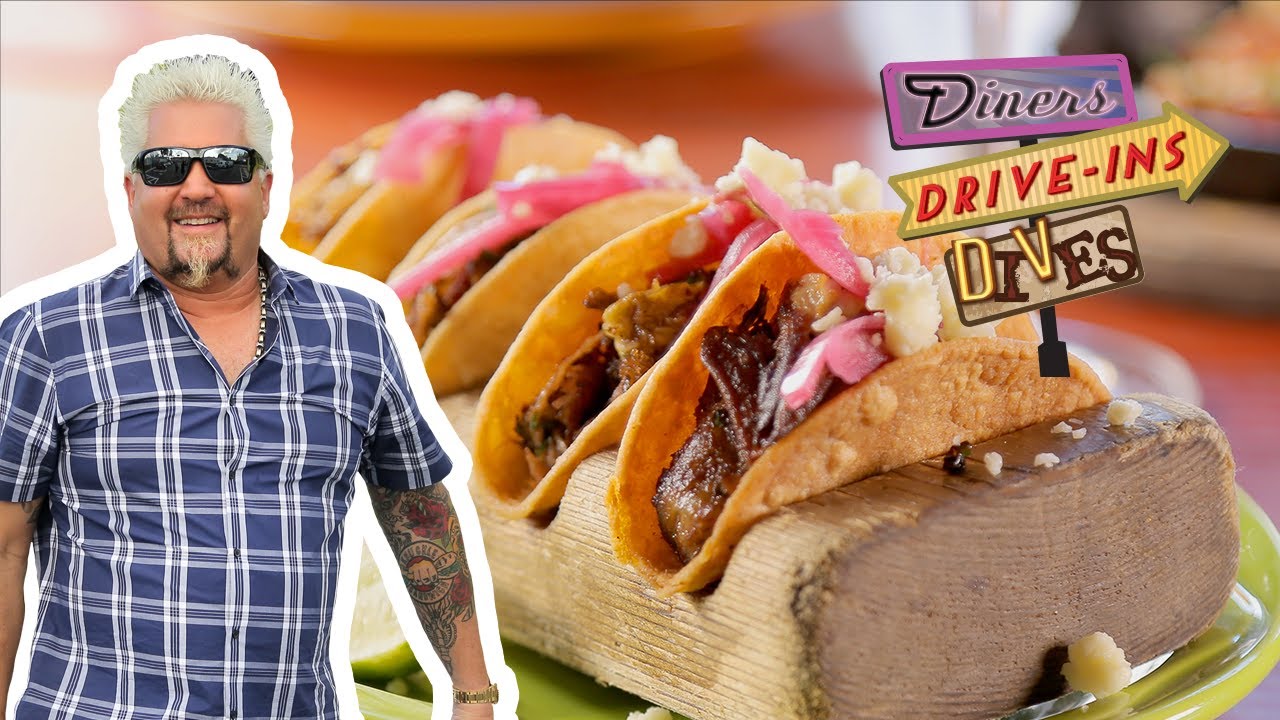 Guy Fieri Tries DUCK TONGUE Tacos | Diners, Drive-ins and Dives with Guy Fieri | Food Network