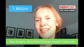 E1: Ros Wright about HIGHWAY Needs Analysis | 1. Bölüm: Ros Wright, HIGHWAY İhtiyaç Analizi hakkında