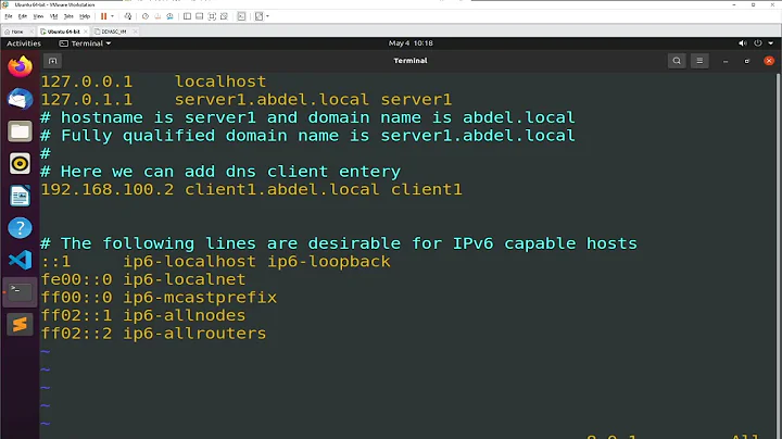 How to configure a hostname and dns domain name on Linux Ubuntu Server