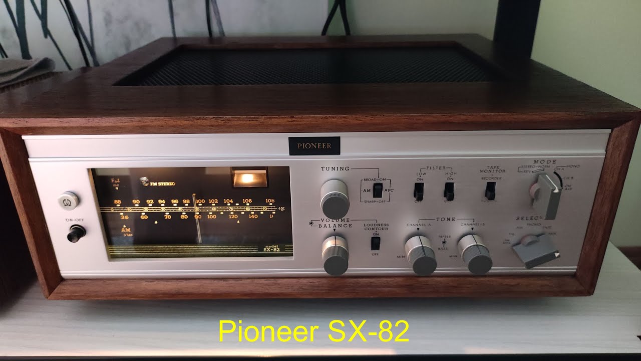 Pioneer SX-82 RARE! - YouTube
