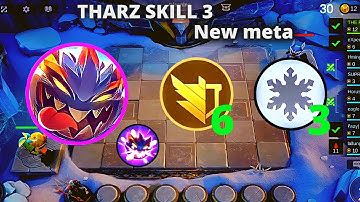 NEW SEASON THARZ SKILL 3 NEW META COMBO | MLBB MAGIC CHESS NEW UPDATE BEST SYNERGY FOR THARZ SKILL 3