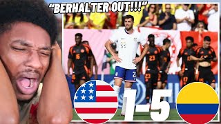 ABSOLUTELY HUMILIATING 😭😭😭 | USA 1-5 Colombia Reaction