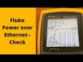 Testing Power over Ethernet (PoE) with the Fluke Microscanner 2