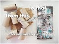 Mixed Media from Toilet Rolls and Cardboard ♡ Maremi's Small Art ♡