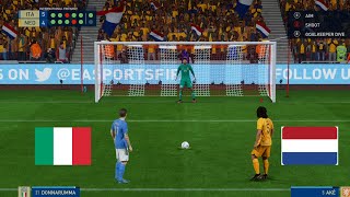 ITALY VS NETHERLANDS | PENALTY SHOOTOUT 2024 | FIFA 23 GAMEPLAY