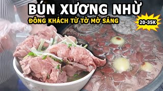 Bún Xương Nhừ Ngon Đỉnh Đông Khách Từ Tờ Mờ Sáng #bunmoc