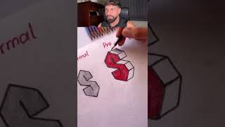 Como Hacer Letra S Pro #shorts