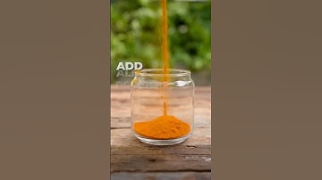 Homemade Tooth Powder Using Only 3 Ingredients #shorts