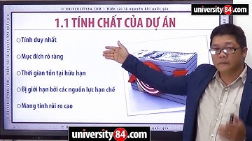 Quản trị dự án - Project Management - Chương 1: Nhập môn QT dự án #quantriduan #duan #quảntrịdựán