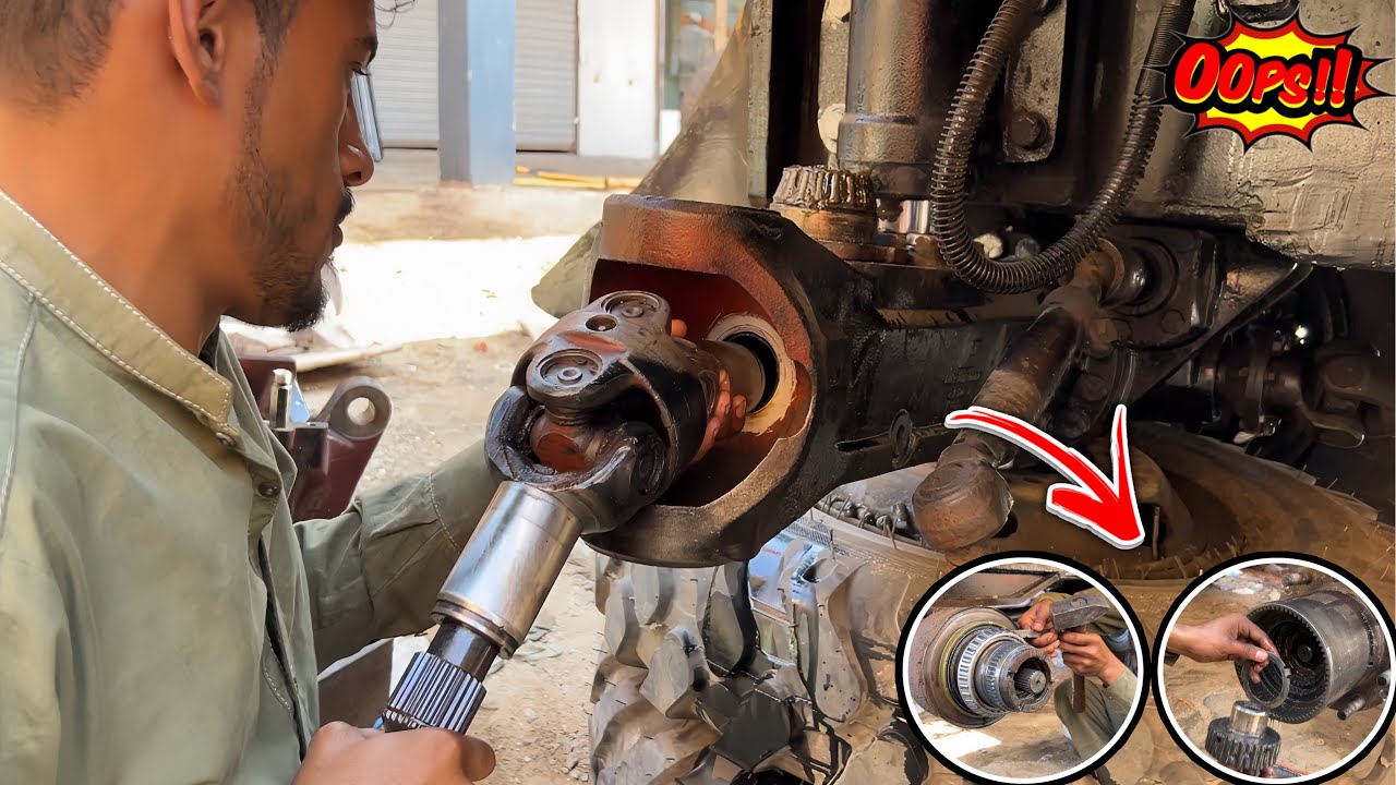 IMPOSSIBLE Excavator Tire Repair | Broken Bearings & Shattered Seal Replacement