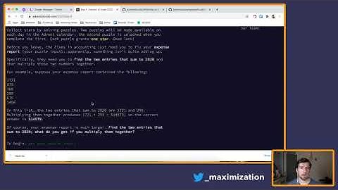 Day 1 - Advent of Code 2020 (JavaScript)
