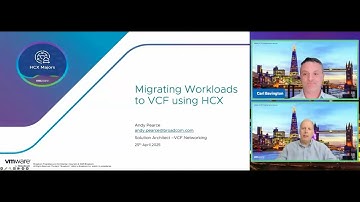 Using HCX to Migrate Workloads into VMware Cloud Foundation
