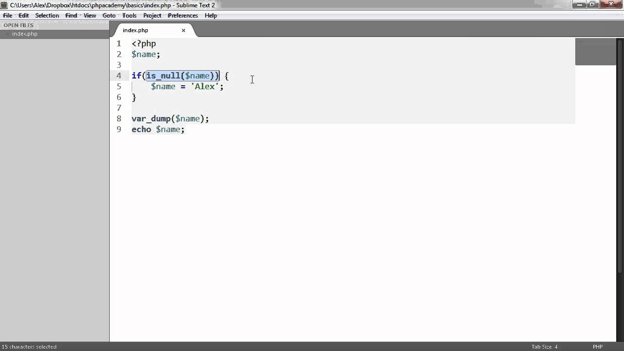 php check null New Học PHP: NULL