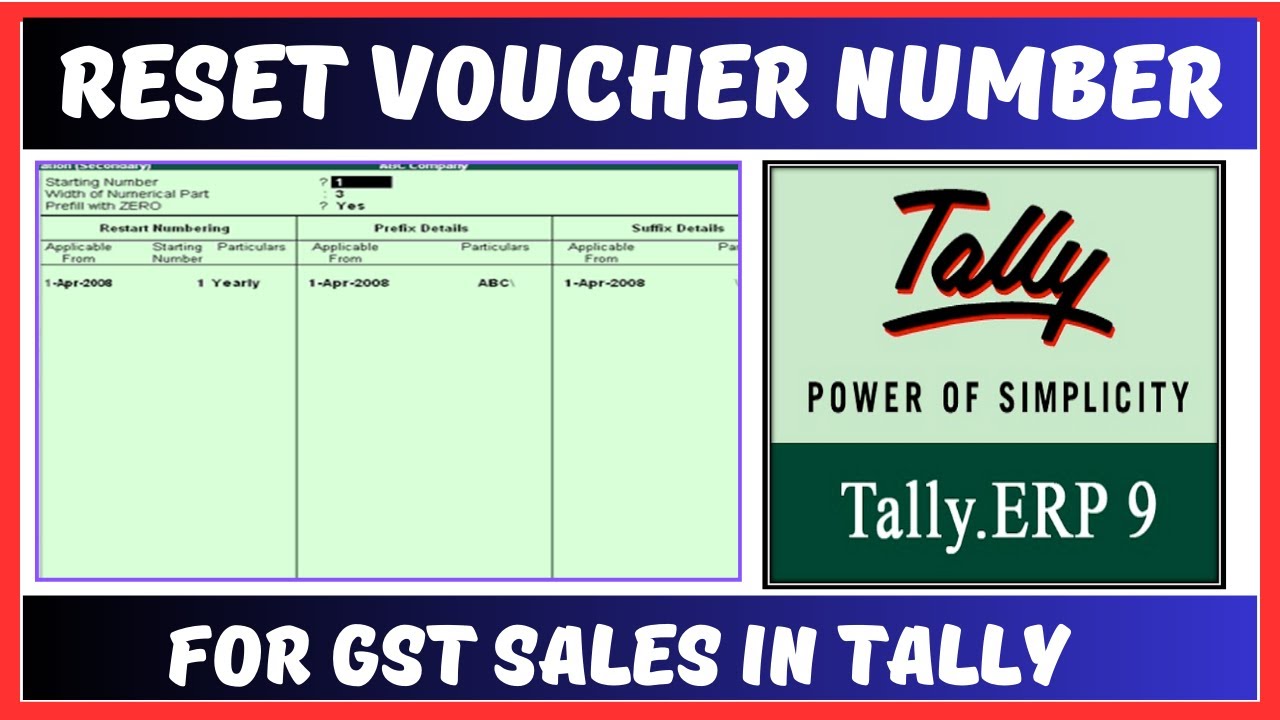how to change sales invoice no in tally erp 9