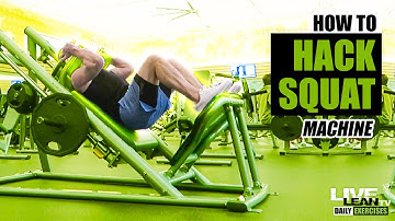 How To Do A MACHINE HACK SQUAT | Exercise Demonstration Video and Guide