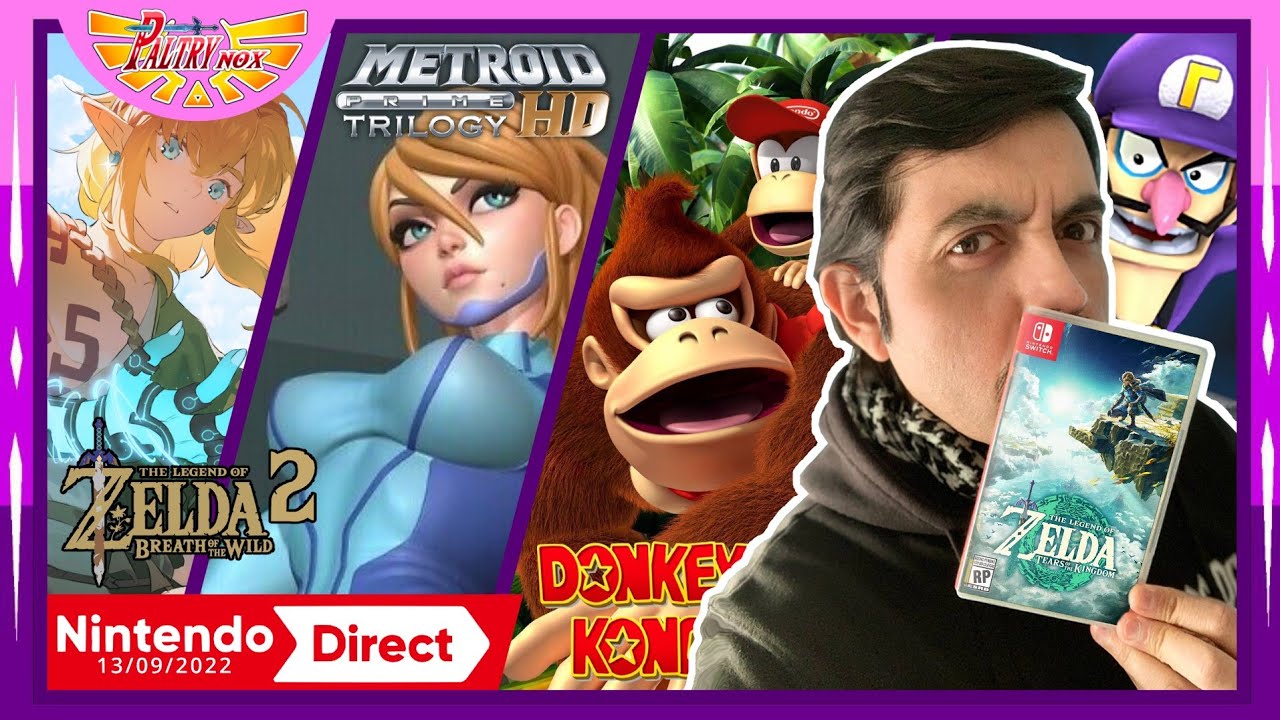 🤩 Zelda TEARS OF THE KINGDOM - Nintendo DIRECT Live REACTION! - YouTube
