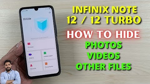Infinix Note 12 & Note 12 Turbo : How To Hide Private Files With Password Protection