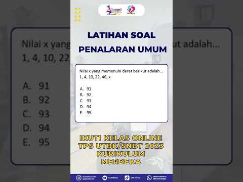 LATIHAN SOAL PENALARAN UMUM UTBK SNBT 2023 #shorts #shortvideo