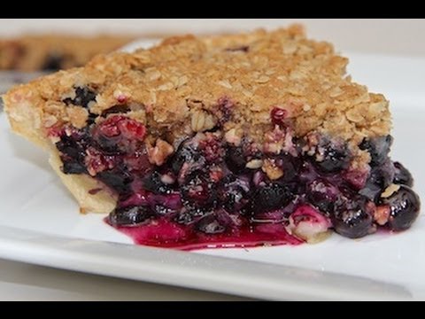 Fresh Blueberry Crumb Pie Recipe
