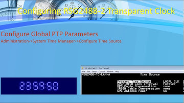 Configuring IEEE1588 Power Profile on RSG2488 v5 3