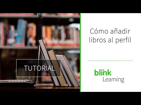 Tutorial BlinkLearning | Cómo añadir libros al perfil