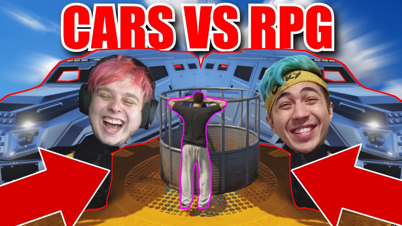 MORRY A CUKY NEUMÍ HRÁT FÉROVĚ!!!|GTA V: CARS vs RPG/w @Morryeej, @Cuky2222 a @Davel23 |