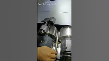 FD-20T thread rolling machine processes external thread#machine #engineering #factory #auto #making
