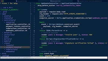 Accept a payment with Stripe, Rails, and PaymentIntents
