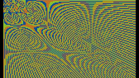 Moiré Artifacts on Atari 800XL