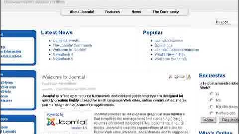 Geatión de usuarios en joomla 1 5 parte 1