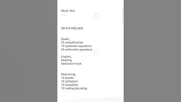 SBI PO PRELIMS TARGET 🎯 || DAY 3 ||#sbi #po #prelims