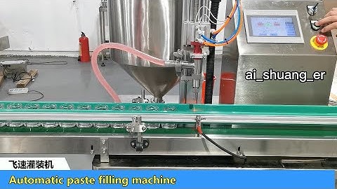 High speed filling machine Automatic paste filler Single nozzle bottling machine