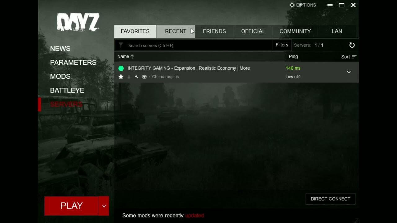 Dayz launcher how to fix server connections mod updates youtube