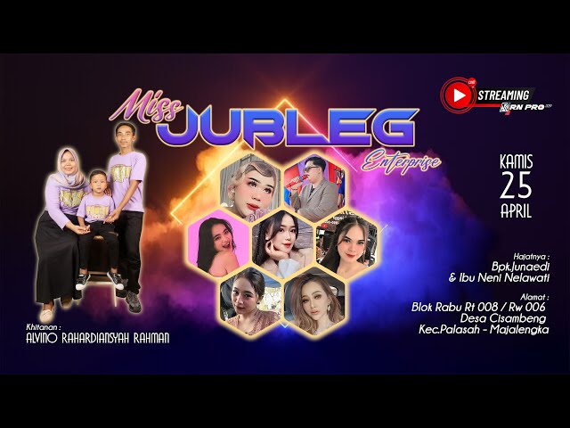 🔴 LIVE Miss JUBLEG Enterprise | Edisi Cisambeng 25 April 2024 class=