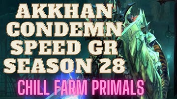 Diablo 3 Season 28 Akkhan Condemn Crusader Greater Rift Speed Build !