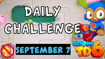 Bloons TD 6 Daily Challenge | Only Darts | No MK No Powers | September 7 2023