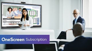 OneScreen Monthly Subscription: Business Collaboration with Interactive Smart Screen