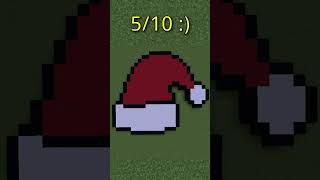 Minecraft Christmas Pixel Art! #minecraft #christmas #santa #pixelart #art #funny #fyp #bhfyp #trend