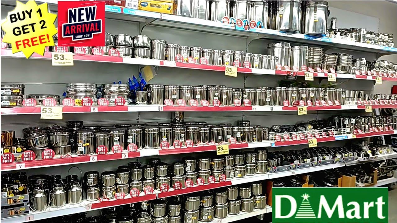 😍D MART 2025 /Cheapest price Clearance sale 🤩 all kitchen steel household items ! *ONLINE AVAILABLE
