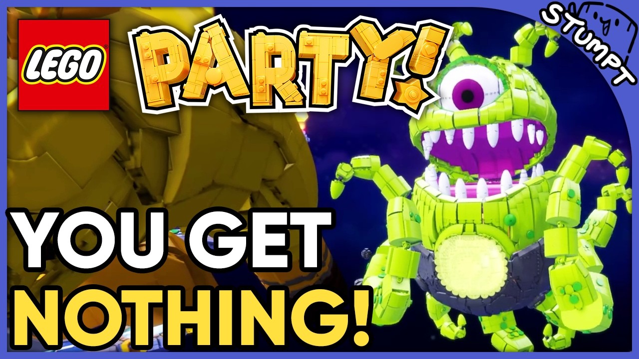 Chocolate Croissant Journey! - Lego Party (4-Player Gameplay)