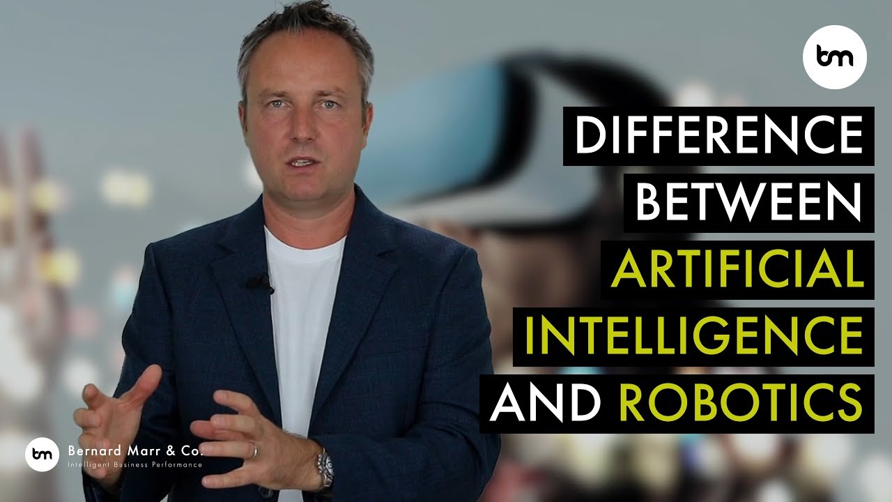 ⁣What is the difference between artificial intelligence and robotics?