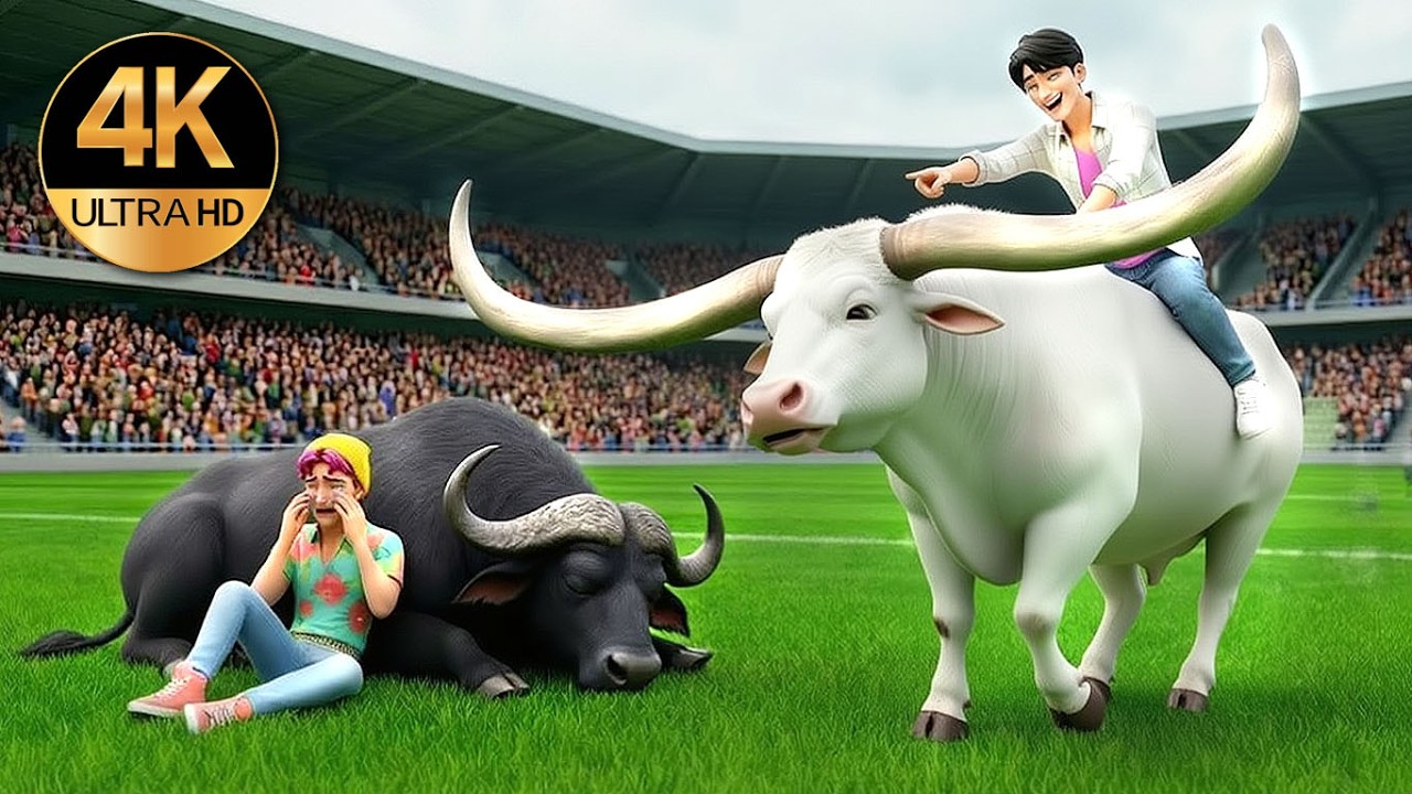 Джину и Эбби выиграли чемпионат по скачкам на быках ❤️❤️ Охотники на демонов в стиле K-POP