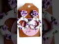 Floral Earrings! 💜🤍 #diy #flowers  #gift #earrings