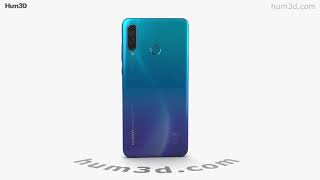 Huawei P30 lite Peacock Blue 3D model by 3DModels.org