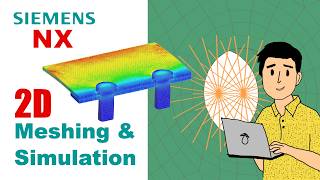 Siemens NX FEA Tutorial | 2D Meshing & Simulation