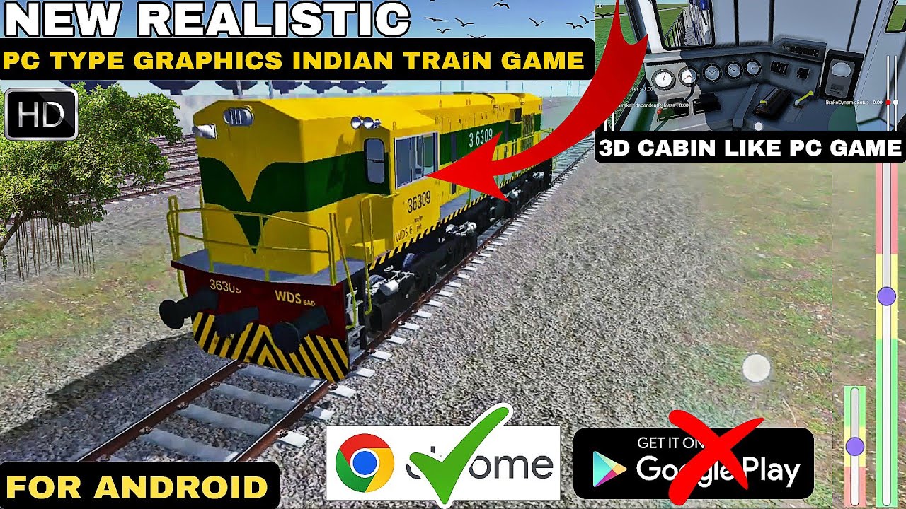 Train Code For Computer Graphics #NEW REALISTIC PC TYPE GRAPHICS INDIAN TRAIN GAME FOR ANDROID | FIRST ...