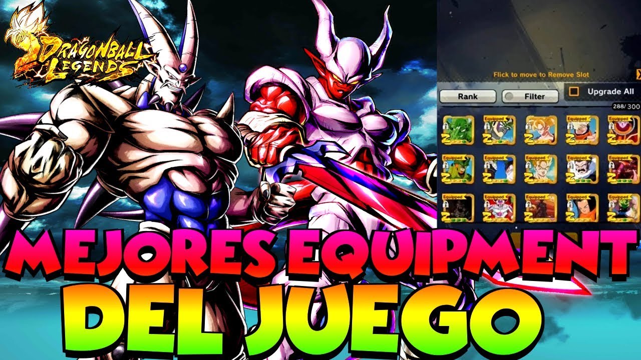 DRAGON BALL LEGENDS MEJORES EQUIPMENT DEL JUEGO YouTube
